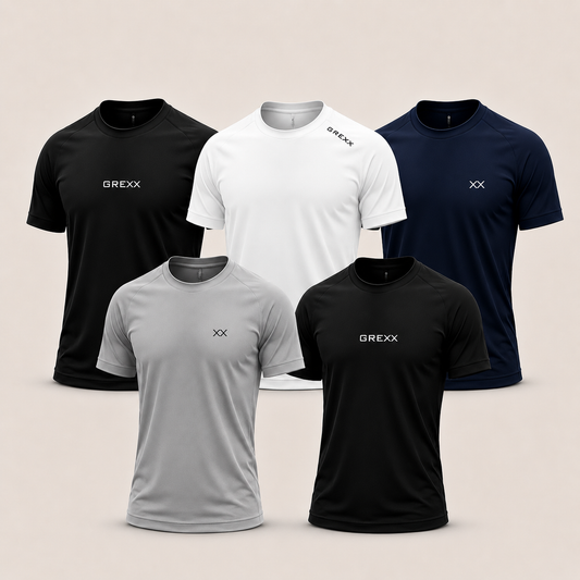 Kit 5 Camisas Dry Fit Ultra