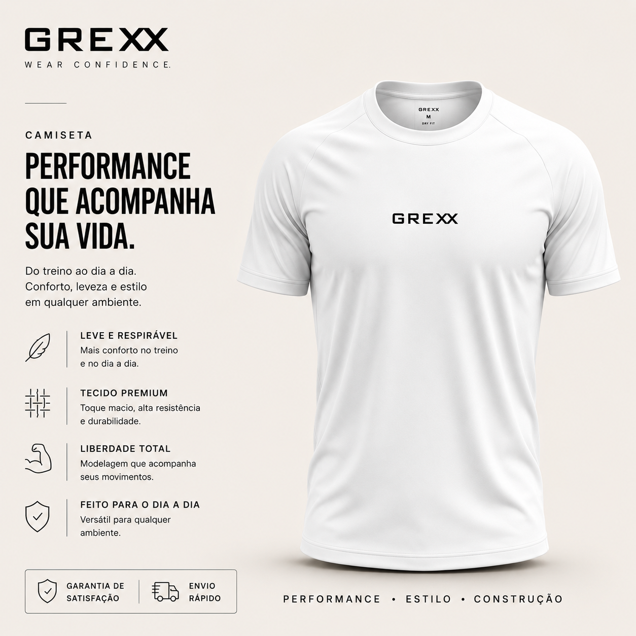 Camiseta Dry Fit Ultra (Logo Peito)
