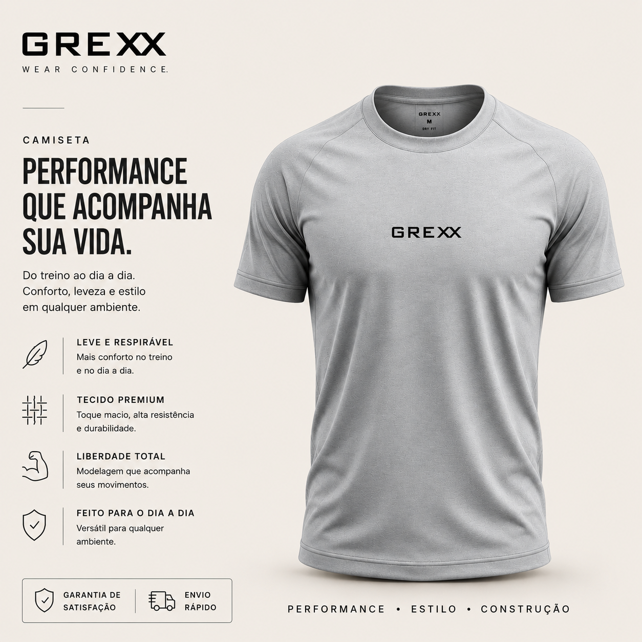 Camiseta Dry Fit Ultra (Logo Peito)