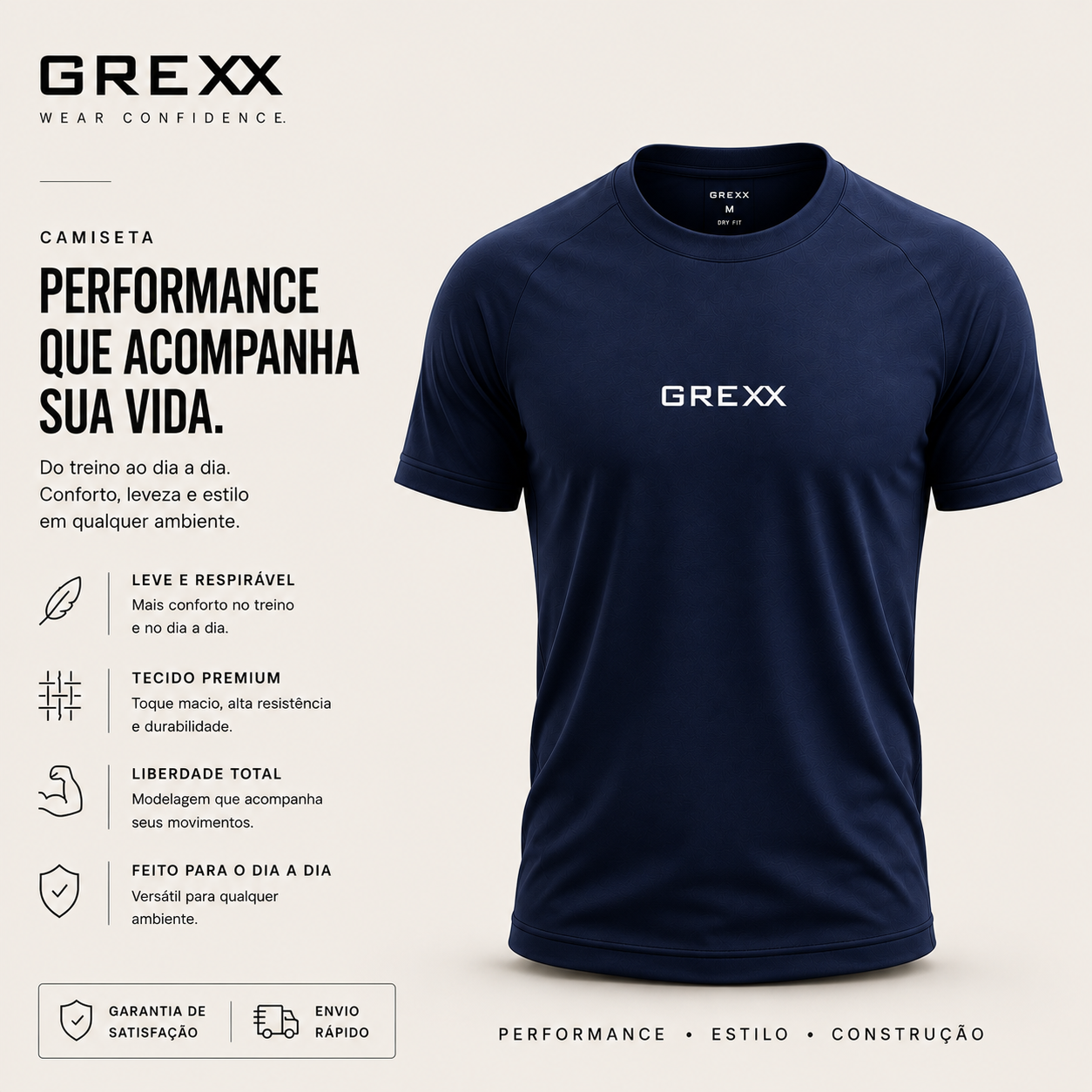 Camiseta Dry Fit Ultra (Logo Peito)