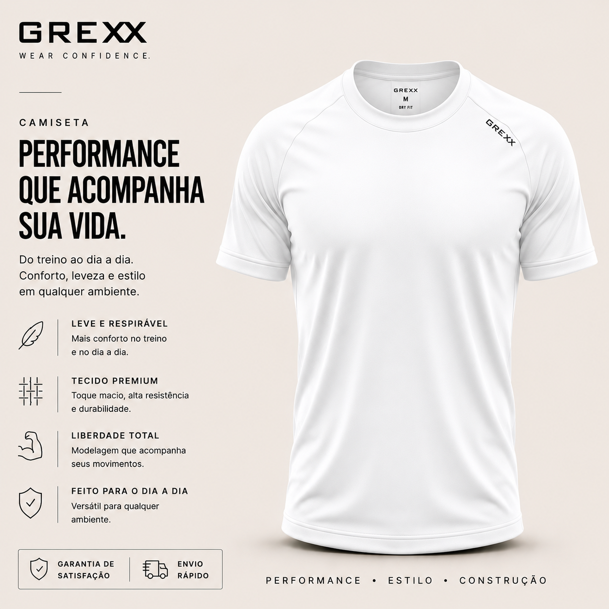 Camiseta Dry Fit Ultra (Logo Ombro)